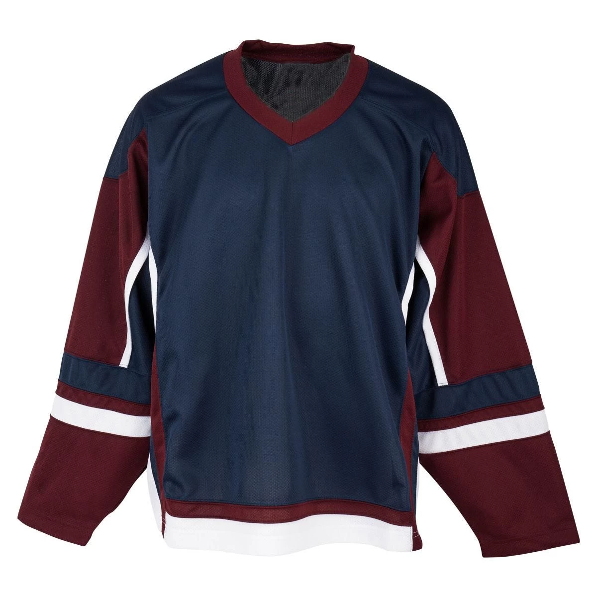 Stadium Adult Hockey Jersey - Navy/Maroon/White 3 Stadium Adult Hockey Jersey - Navy/Maroon/White
