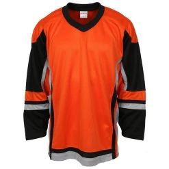 Stadium Youth Hockey Jersey - Orange/Black/Gray -Hockey Shop Online Sale firstar hockey jersey stadium org blk gry jr inset5