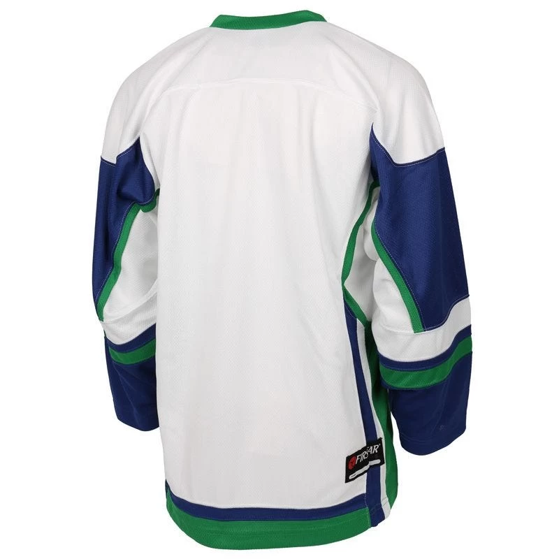 Stadium Youth Hockey Jersey - White/Royal/Kelly 4 Stadium Youth Hockey Jersey - White/Royal/Kelly - Image 2