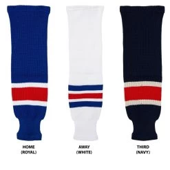 New York Rangers MonkeySports Knit Hockey Socks