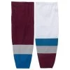 Colorado Avalanche MonkeySports Mesh Hockey Socks -Hockey Shop Online Sale monkeysports hockey socks mesh col inset5